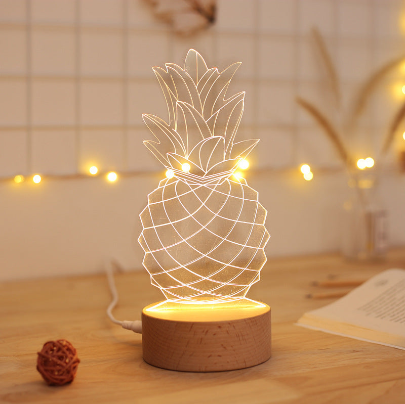 Pineapple Bedside Table Lamp