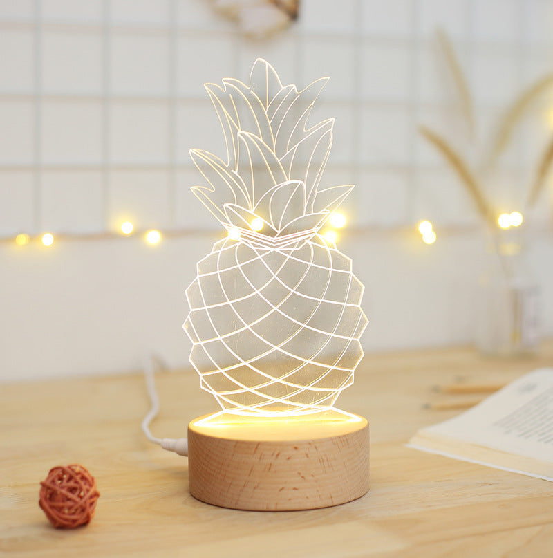 Pineapple Bedside Table Lamp